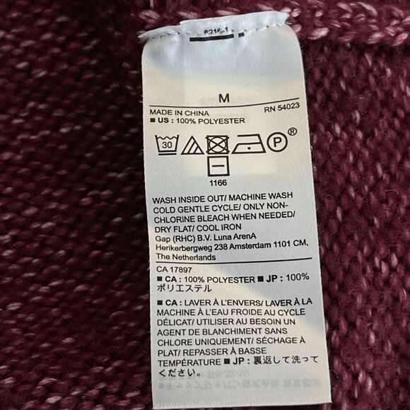 Banana Republic 2021 Cable Knit Mock Neck Sweater Women's Size Medium - Picture 6 of 8